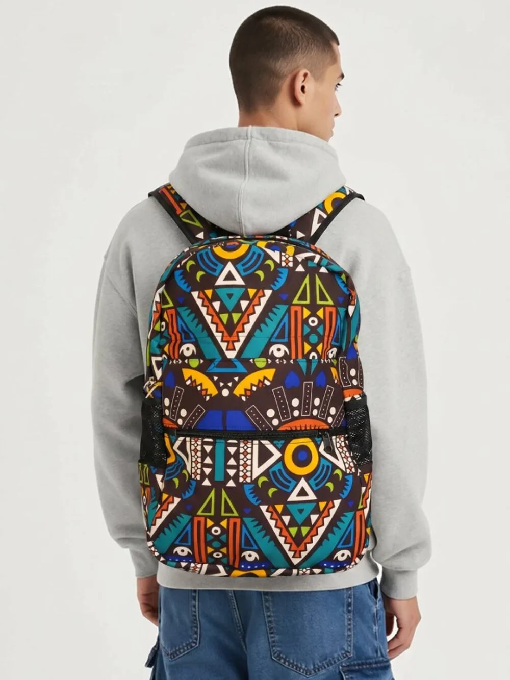 African Ankara Style Backpacks